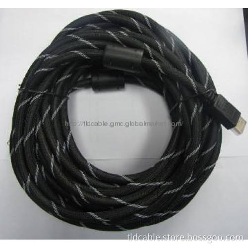 HDMI cable 1080p gold plated with Nylon net